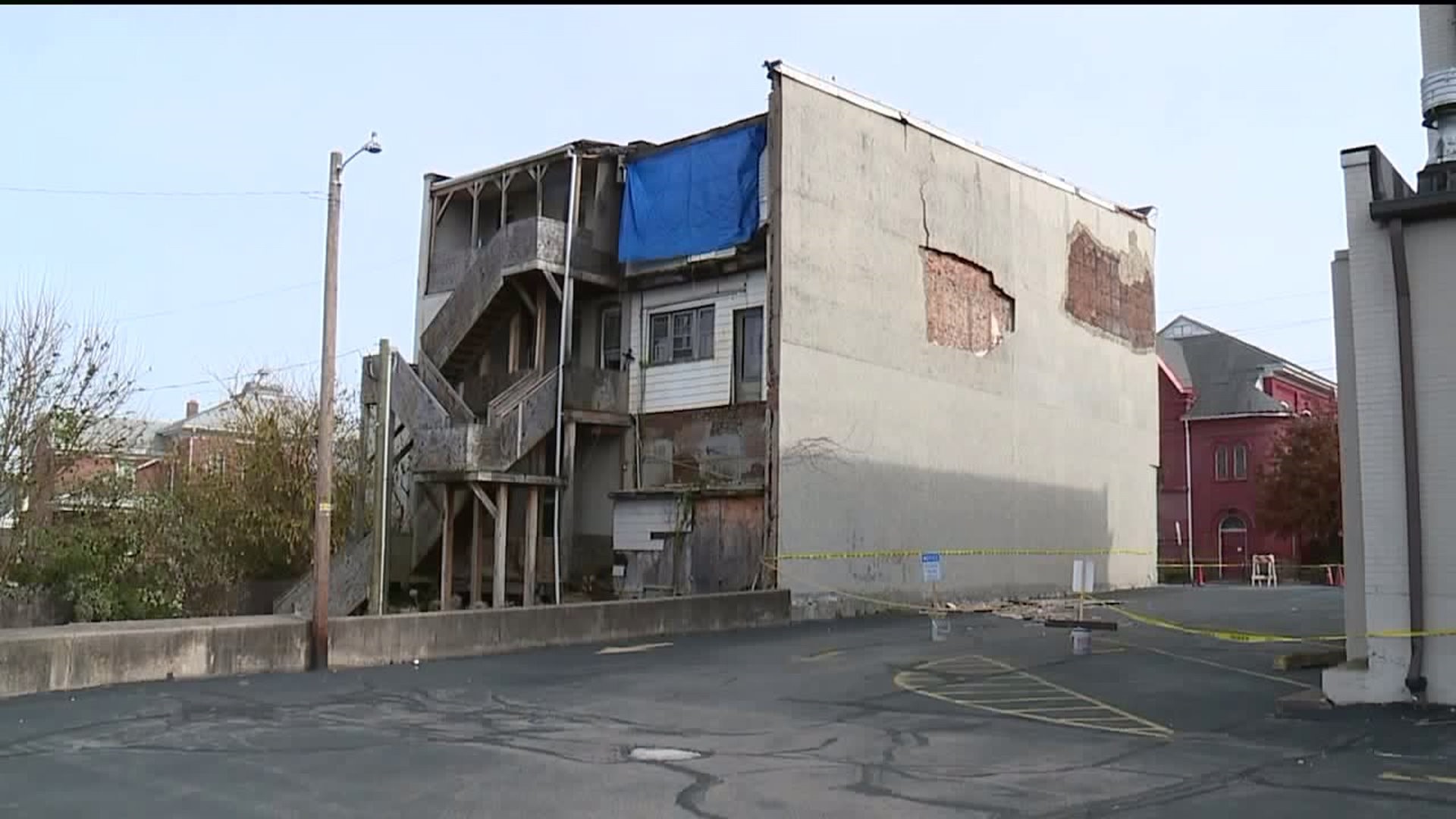 Building Crumbling in Ashley