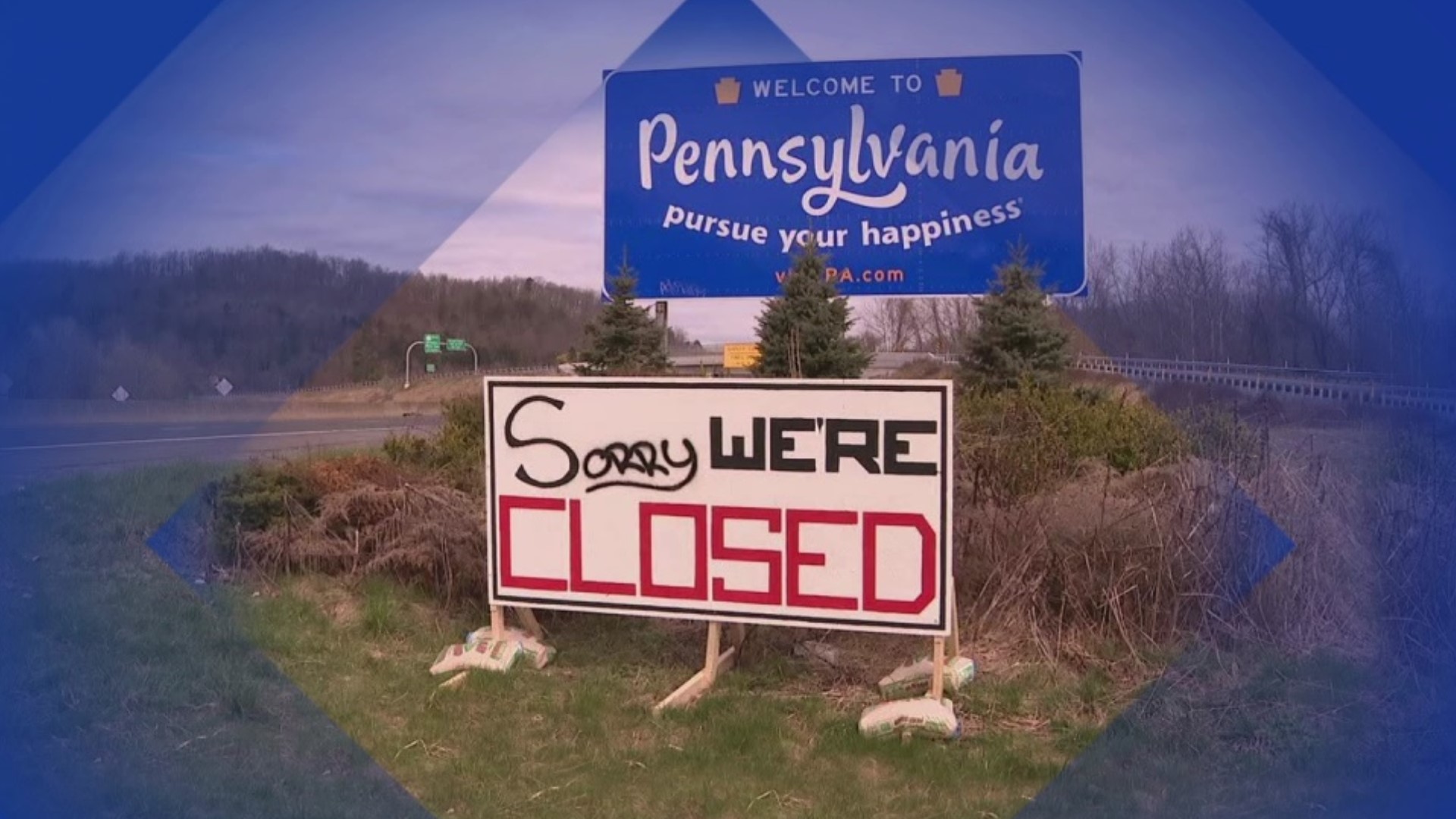 PennDOT has removed the unwelcoming sign in Monroe County.