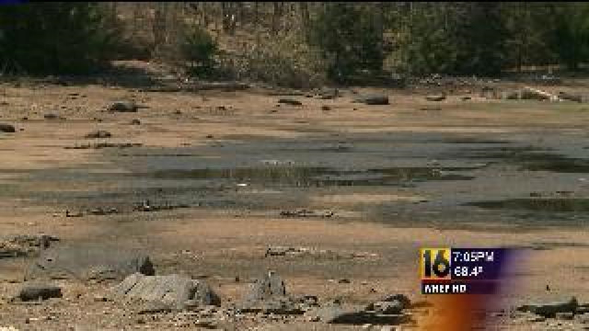 Leaky Dams Force Pond to be Drained
