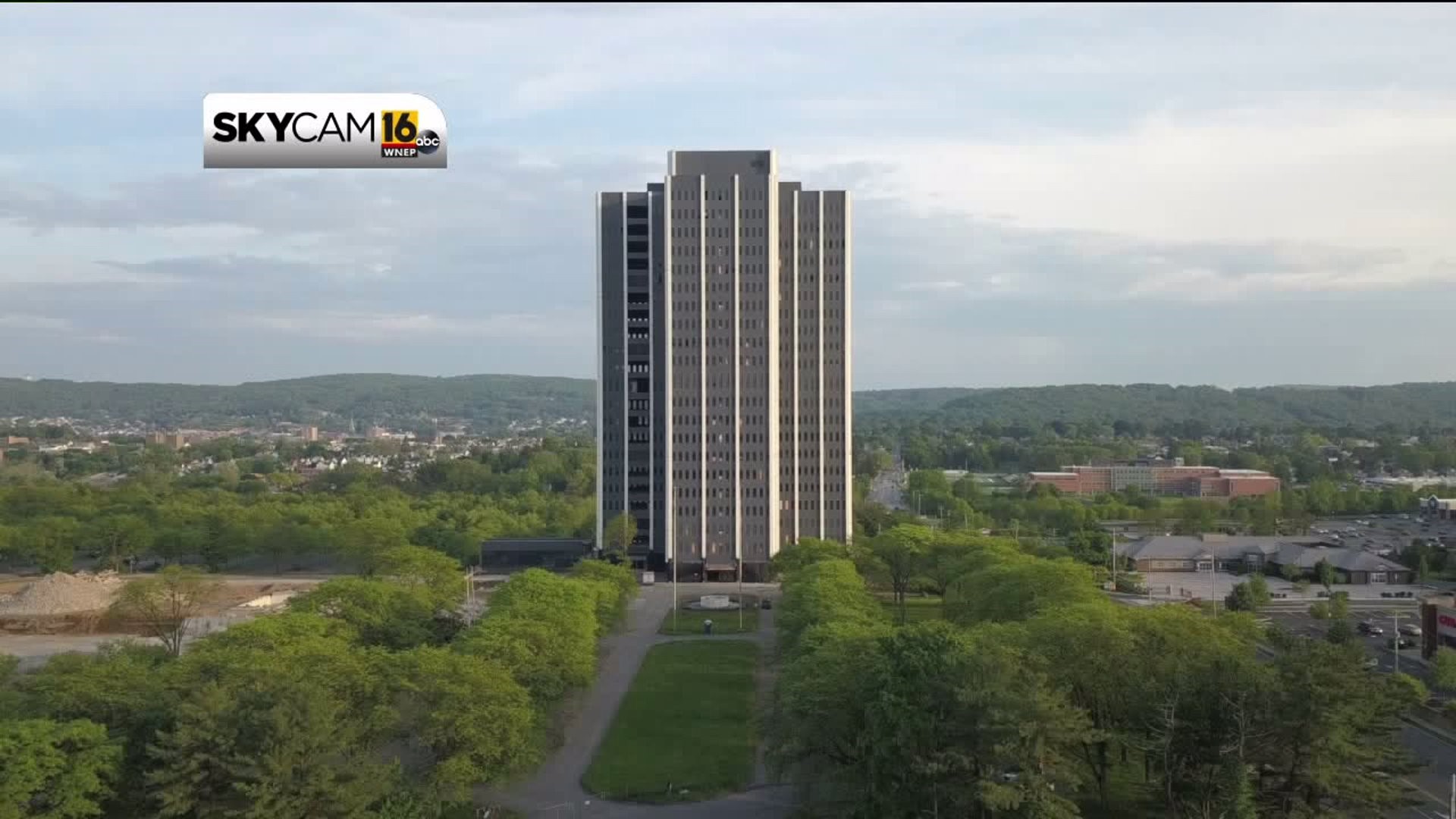 Last Look at Iconic Martin Tower Before the Building Implodes Sunday