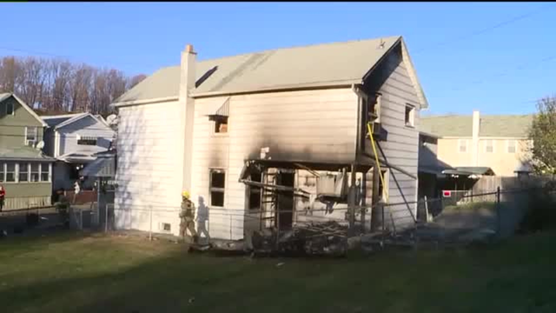Wilkes-Barre Home Damaged by Flames