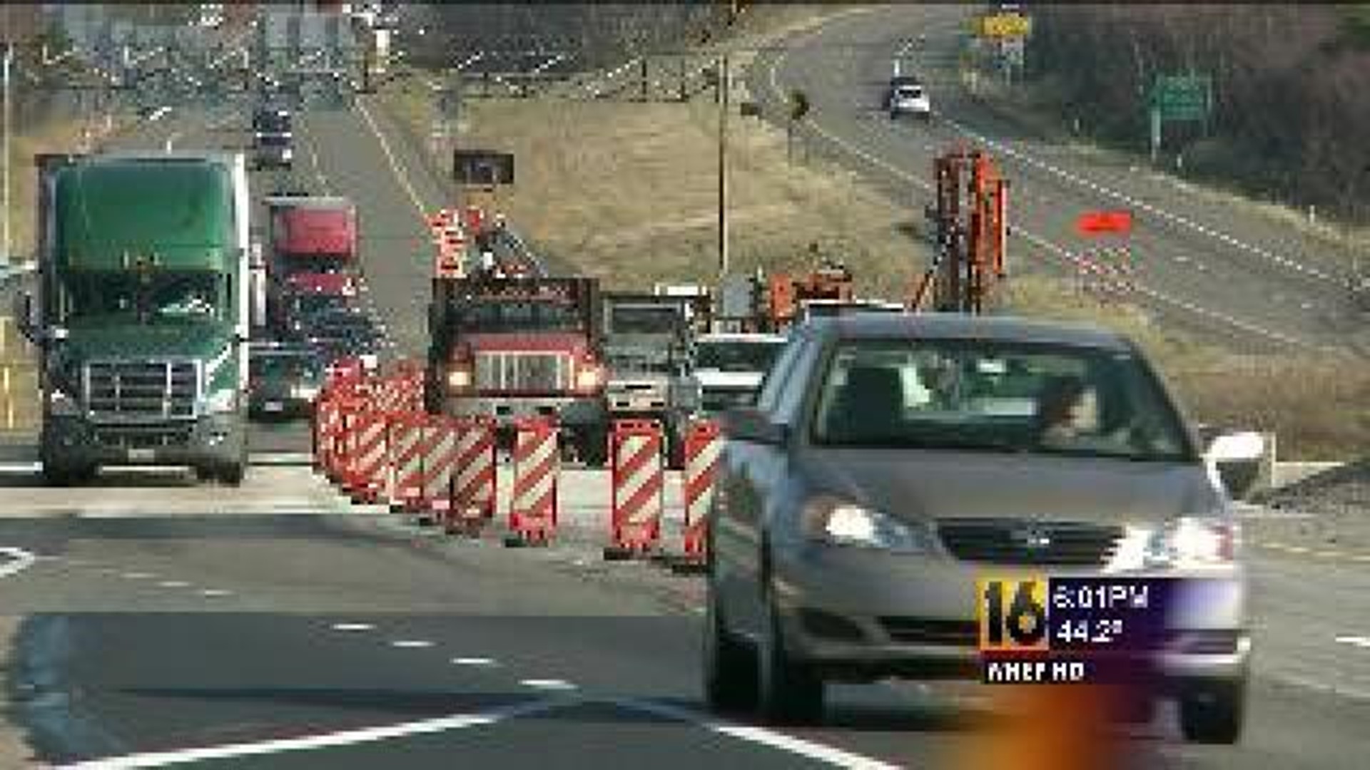 Barriers Causing Traffic Problems on I-81