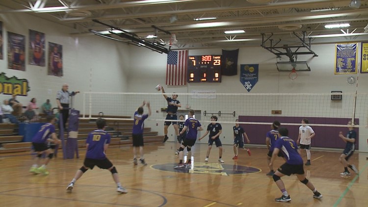 The Abington Heights Comets Boy's Volleyball Team Climbing The Charts