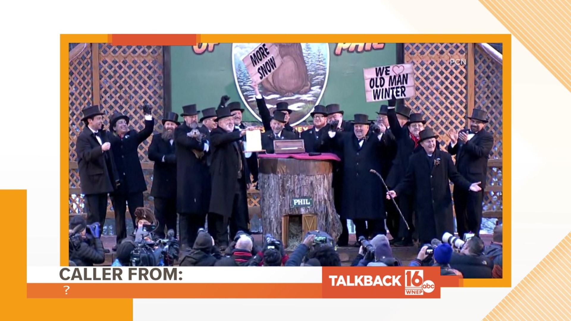 Talkback is once again full of calls about Punxsutawney Phil.