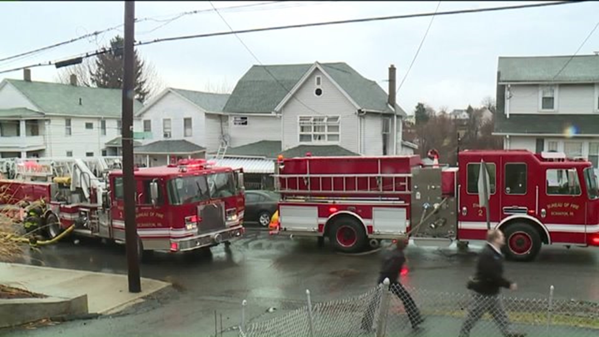 Fire Damages Double-Block Home in Scranton