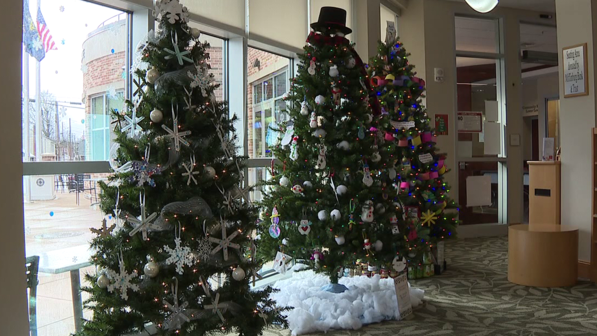 A library in Snyder County is filled with Christmas trees and wreaths for its annual Festival of Trees, and you can participate online.