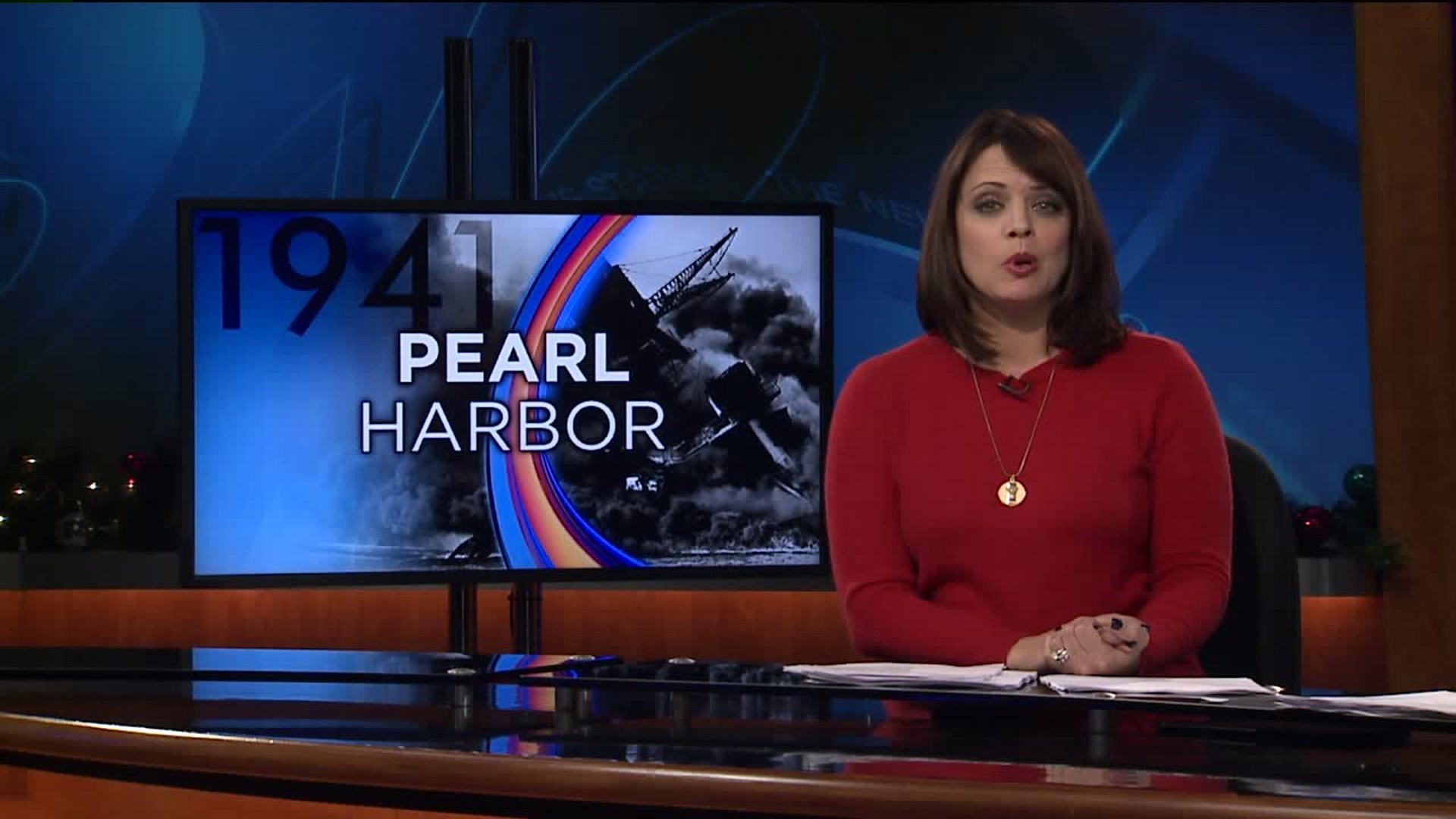 Flags Fly at Half-Staff in Remembrance of Pearl Harbor Attack