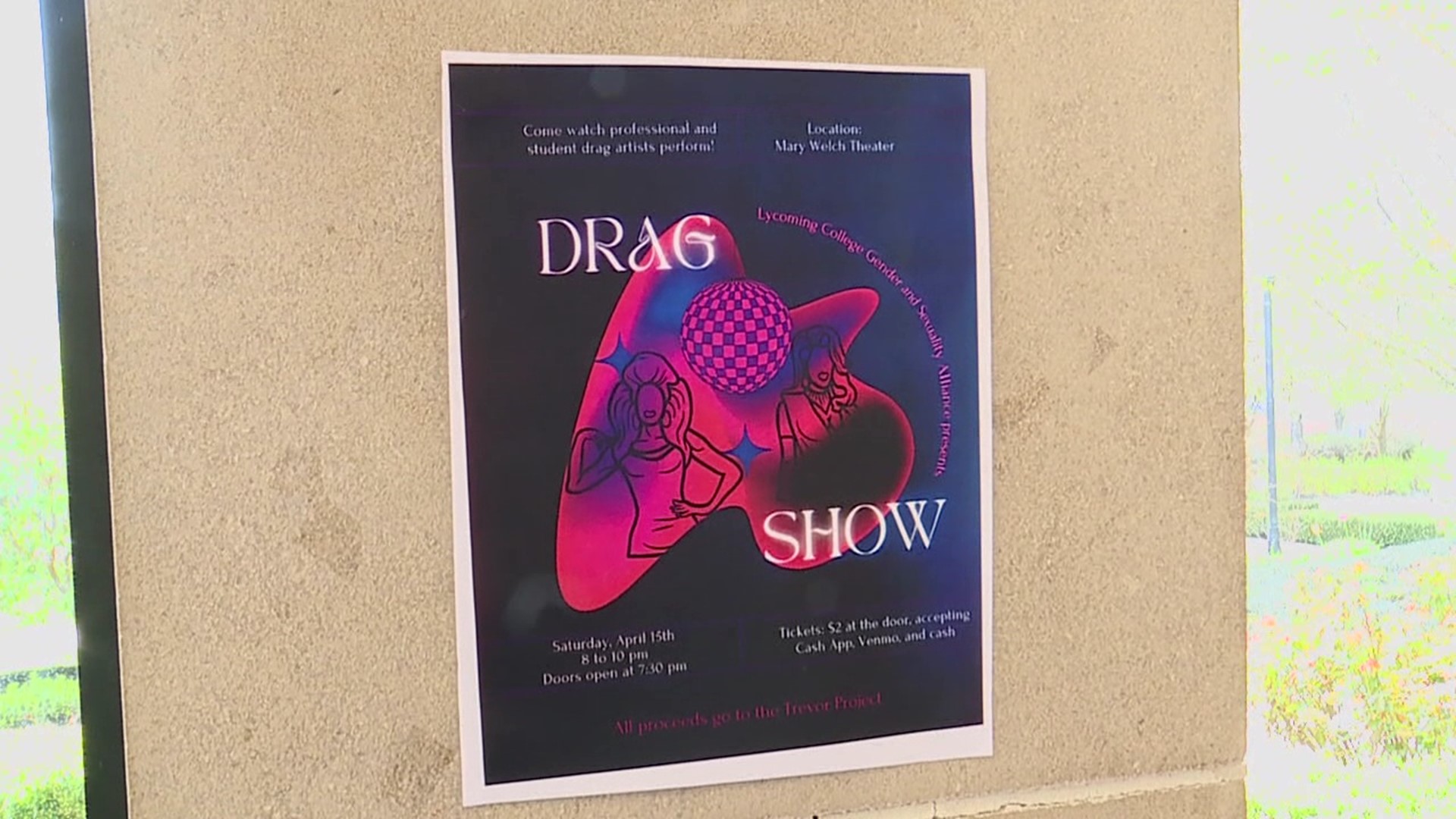 The first Drag Show since the start of the pandemic at Lycoming College had to be postponed after two threats were made.