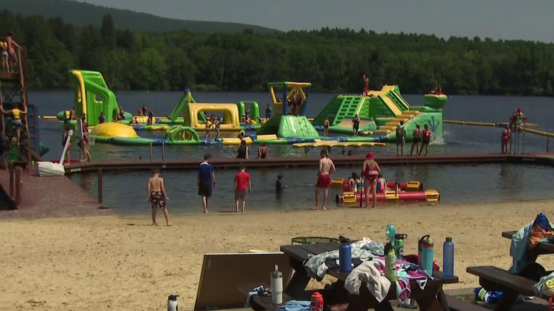 Newswatch 16's Emily Kress stopped by a camp in the Poconos where hundreds of young athletes are working on their skills, but also tackling the summer heat. 