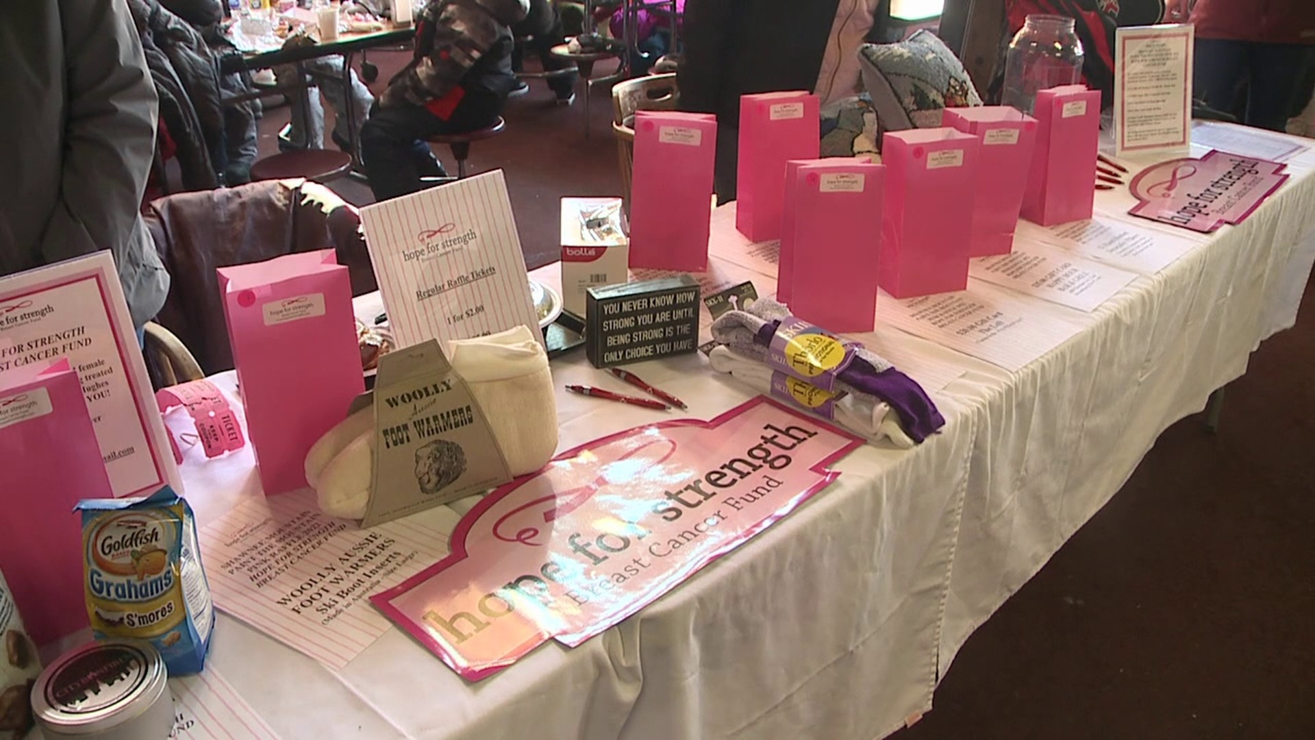 Shawnee Mountain Ski Area hosted their annual "Paint the Mountain Pink" event on Saturday.