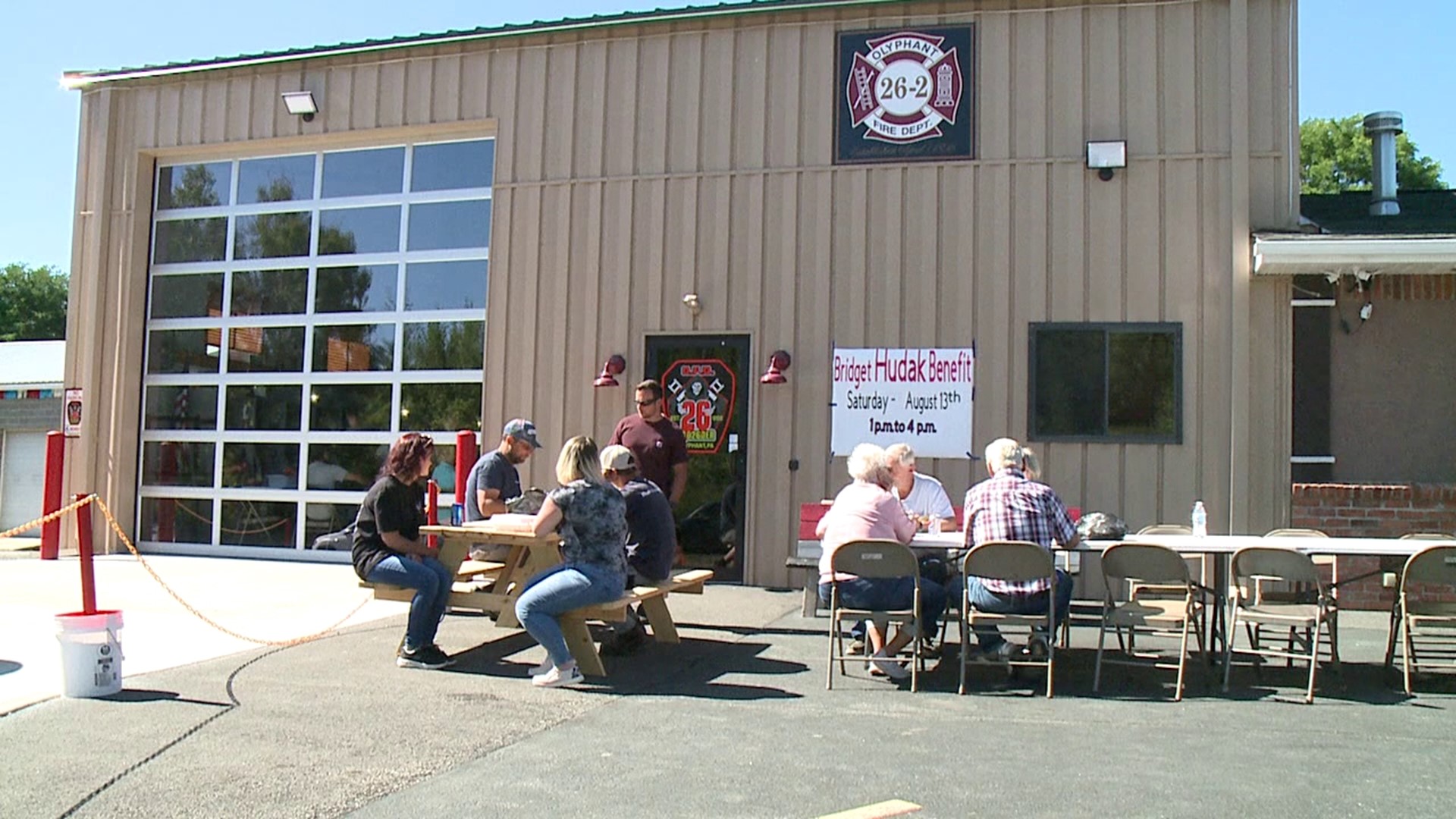 The benefit for Bridget Hudak was held at Olyphant Hose Co. #2 Saturday afternoon.
