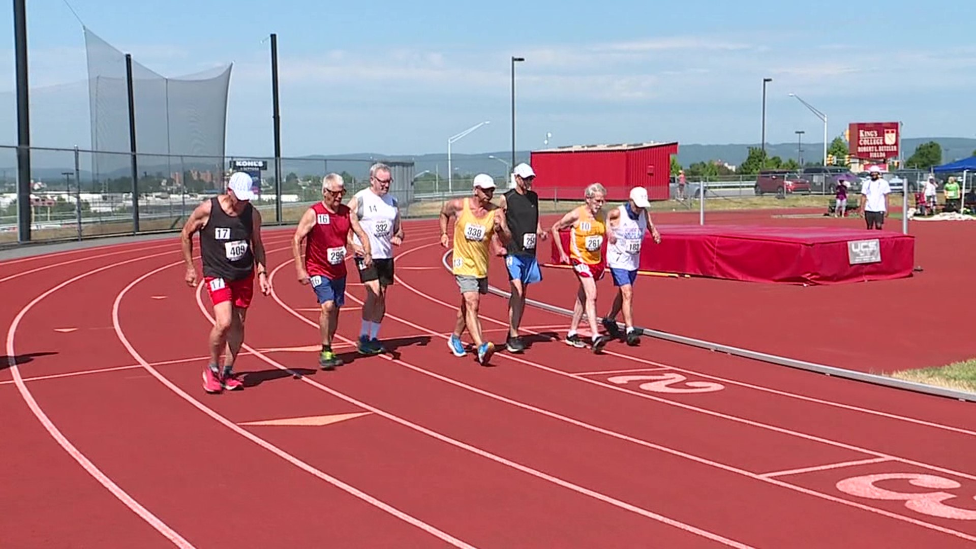 The Senior Games competition is heating up for a group of athletes from our area and beyond.