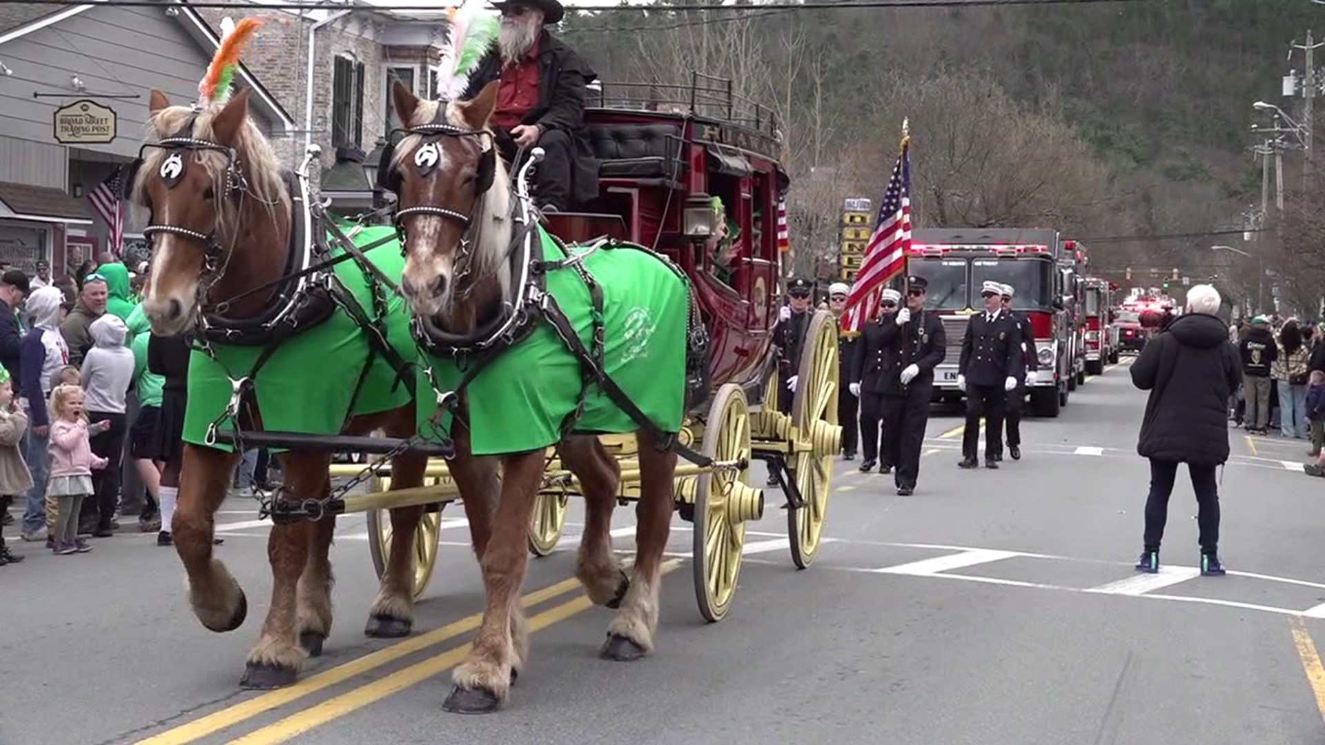 Folks in Pike County rang in St. Patrick's Day with their first parade.