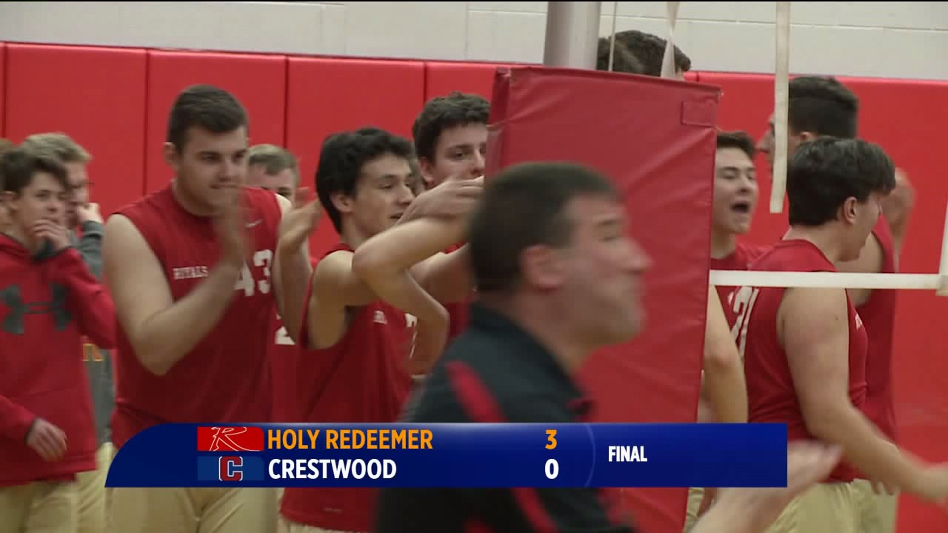 Holy Redeemer Sweeps Crestwood in Boys Volleyball
