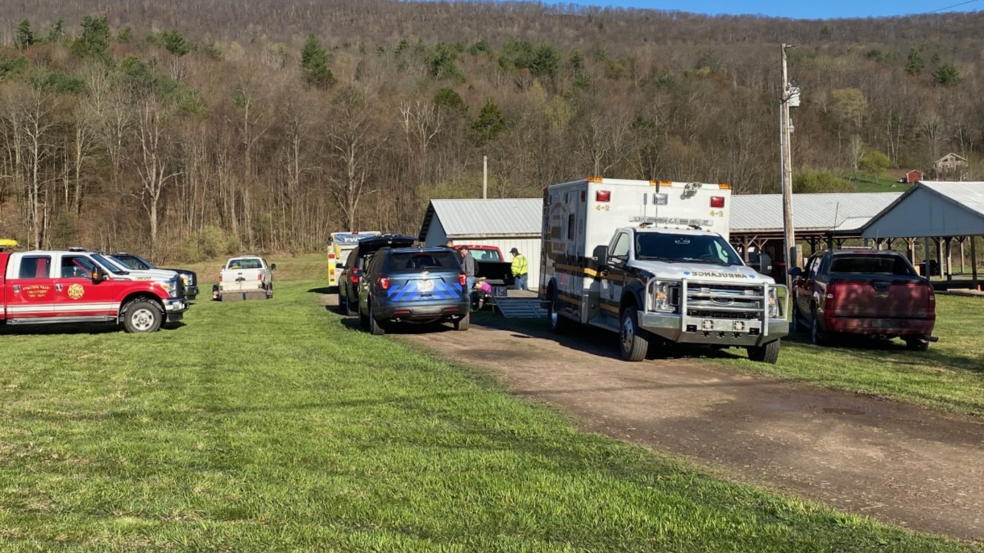 Investigators confirm the helicopter went down in North Branch Township in Wyoming County after 9:30 p.m. Thursday.