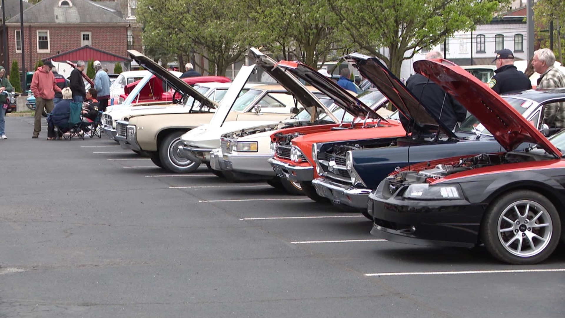 Wilkes University hosted a car show and job fair at the campus in Wilkes-Barre on Sunday.