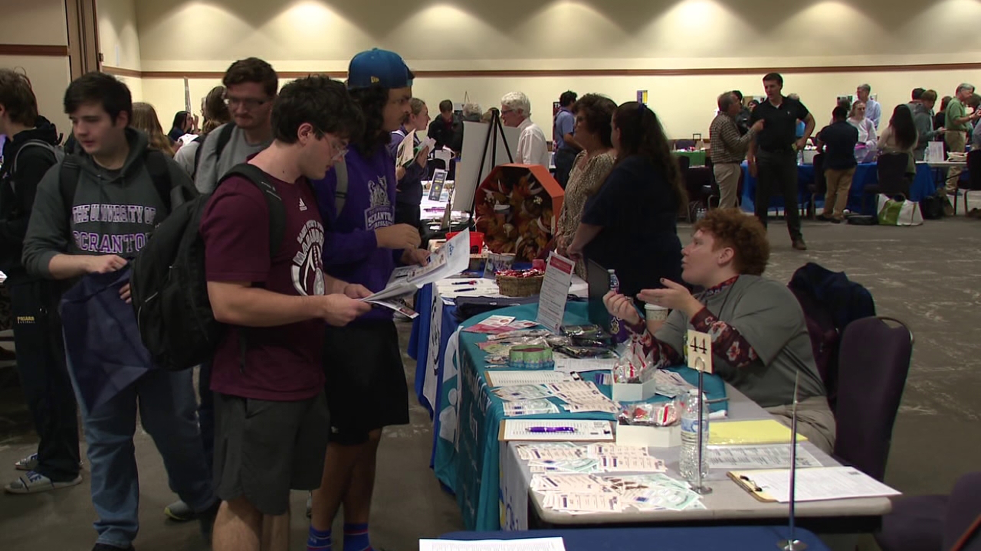 The University of Scranton's Volunteer Fair looks to supply agencies with more than 800 volunteer students.