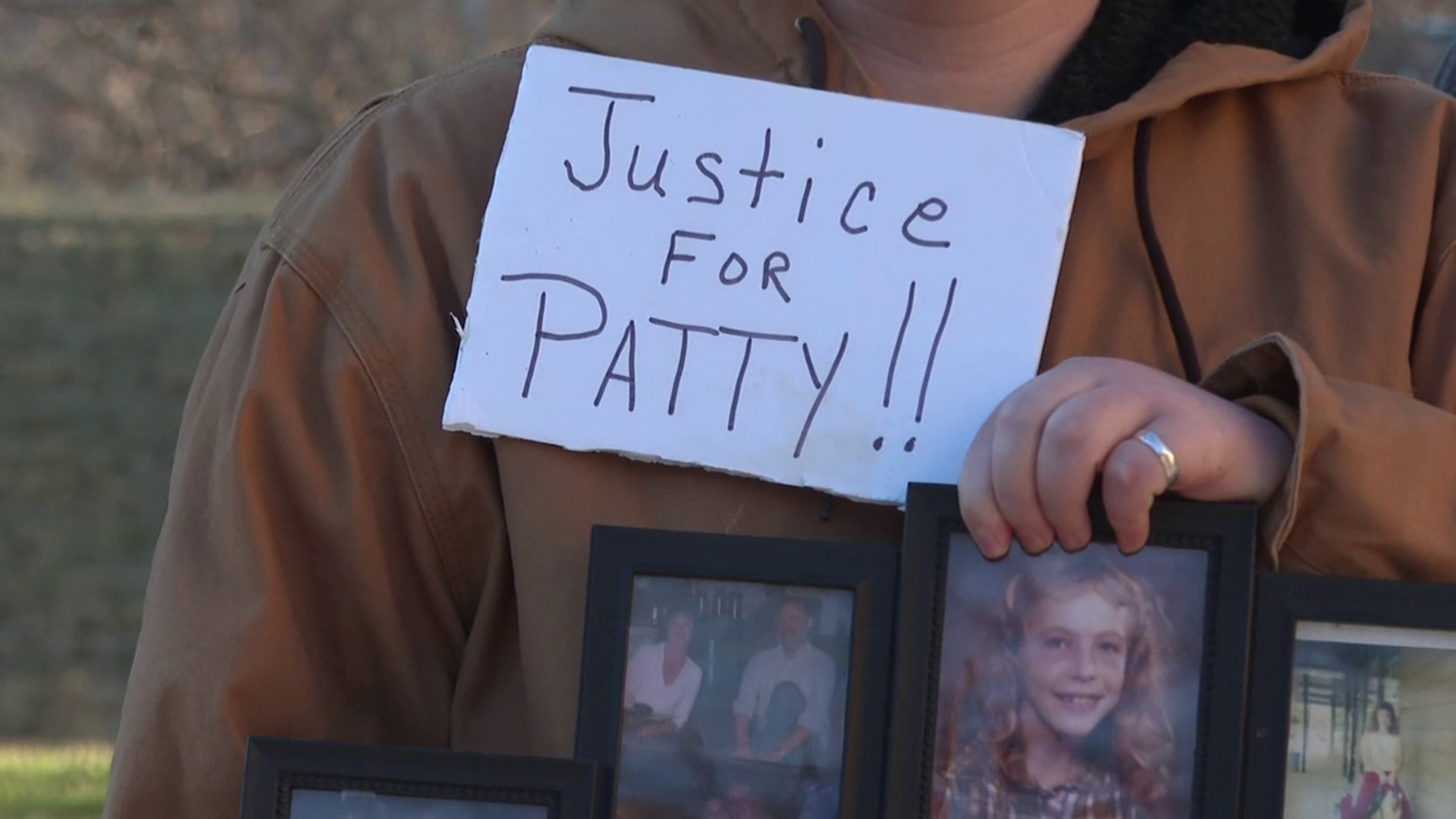 People gathered outside of the Luzerne County Courthouse in Wilkes-Barre to remember Patricia Moreton, who was killed back in 2006.