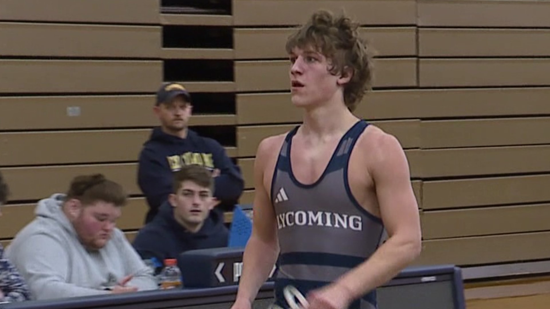 A wrestler at Lycoming College has found his way back to the mat after suffering from a stroke last year.