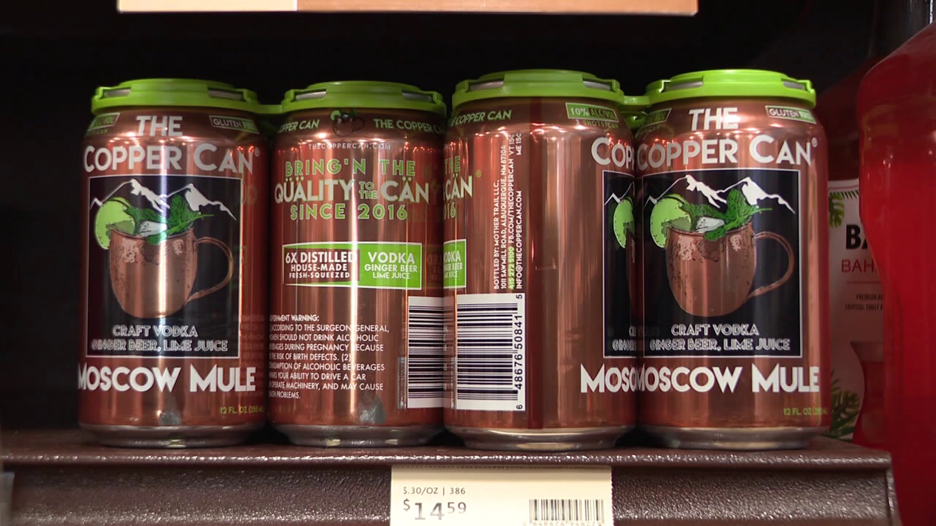 The new law allows beer distributors, grocery stores, and convenience stores to sell pre-mixed canned cocktails and brands such as 'High Noon.'