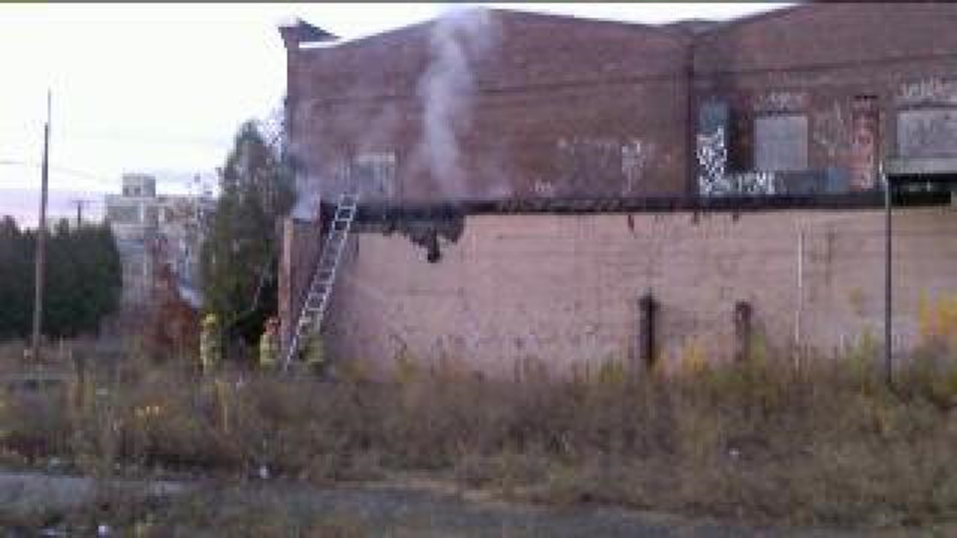 Fire Crews Extinguish Flames in Vacant Building