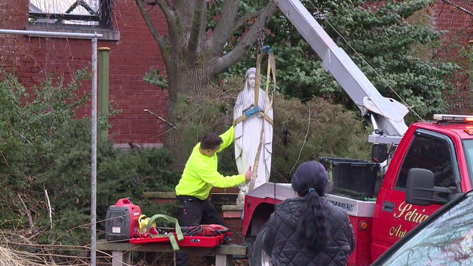 Virgin Mary statue recovered from church fire will have a new home ...