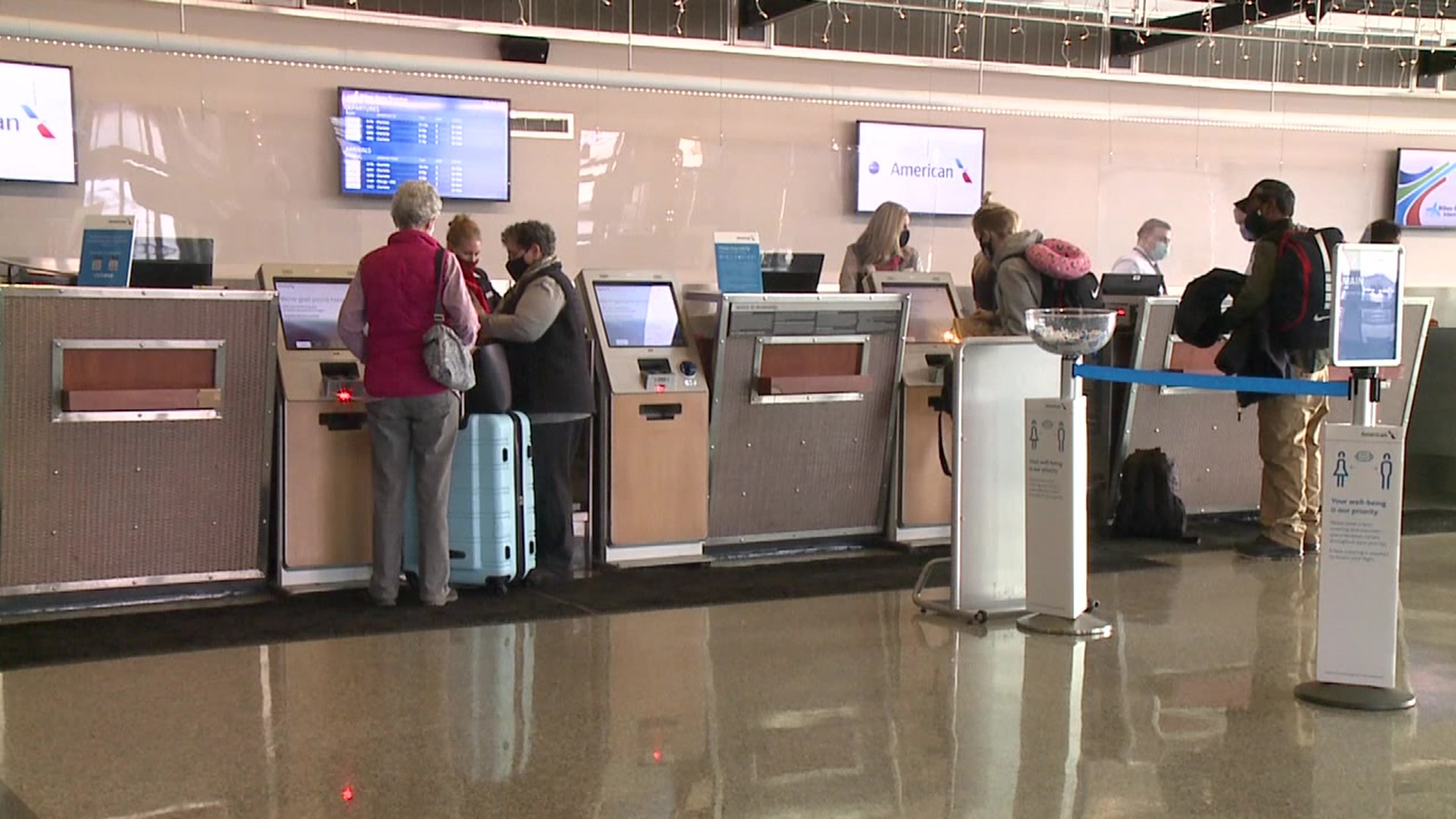 Airports are busy here at home and throughout the country, as people prioritize seeing family this holiday season.