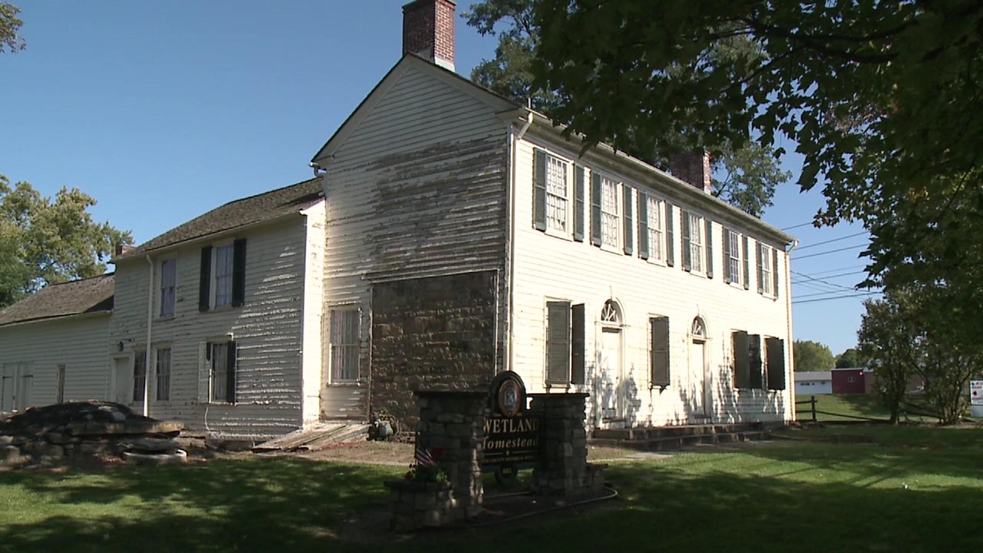 A house more than 200 years old and dedicated to preserving history is getting some work done to continue its mission.