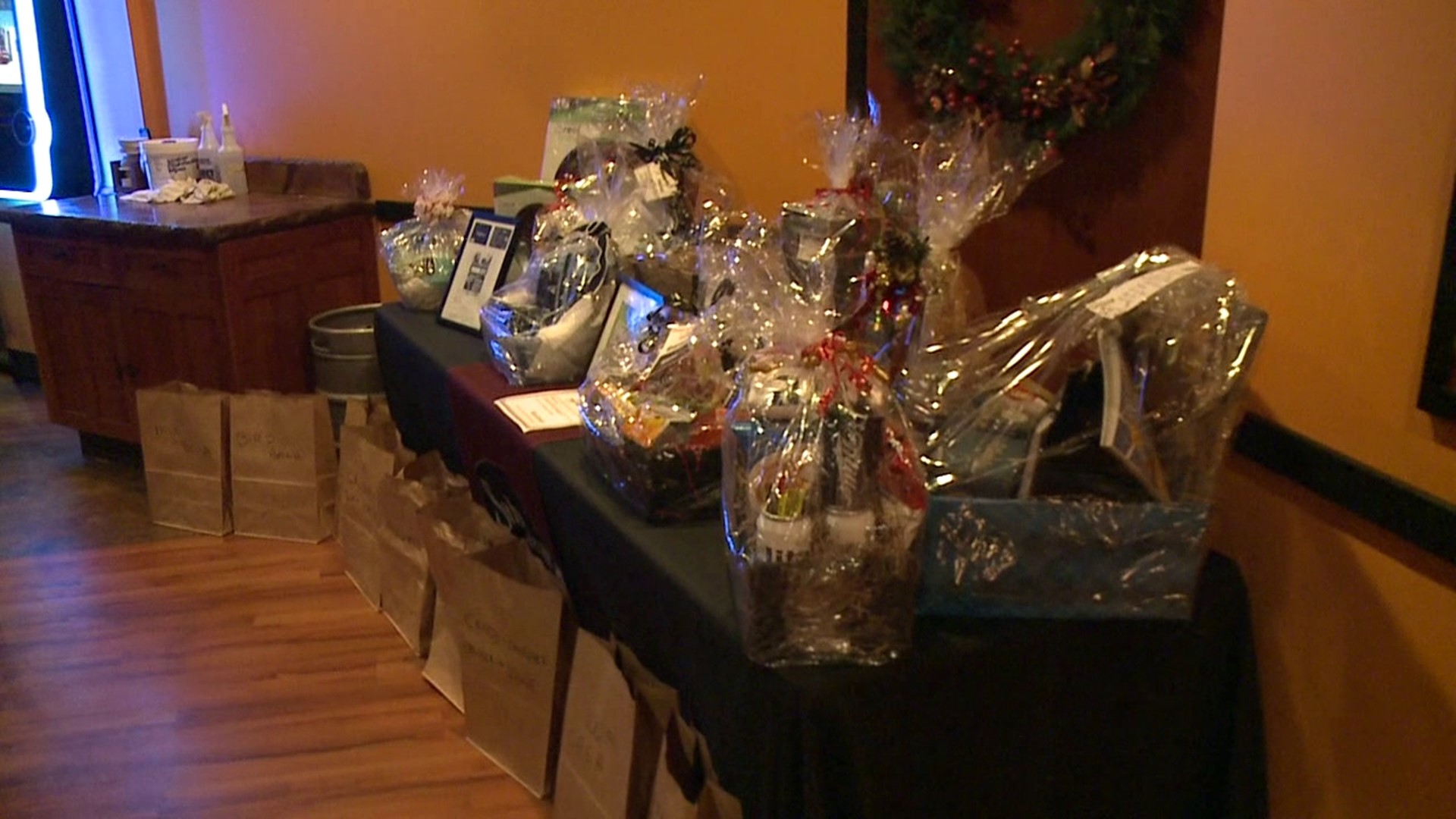 The fundraiser was held at Sabatini's Bottle Shop Tuesday night.