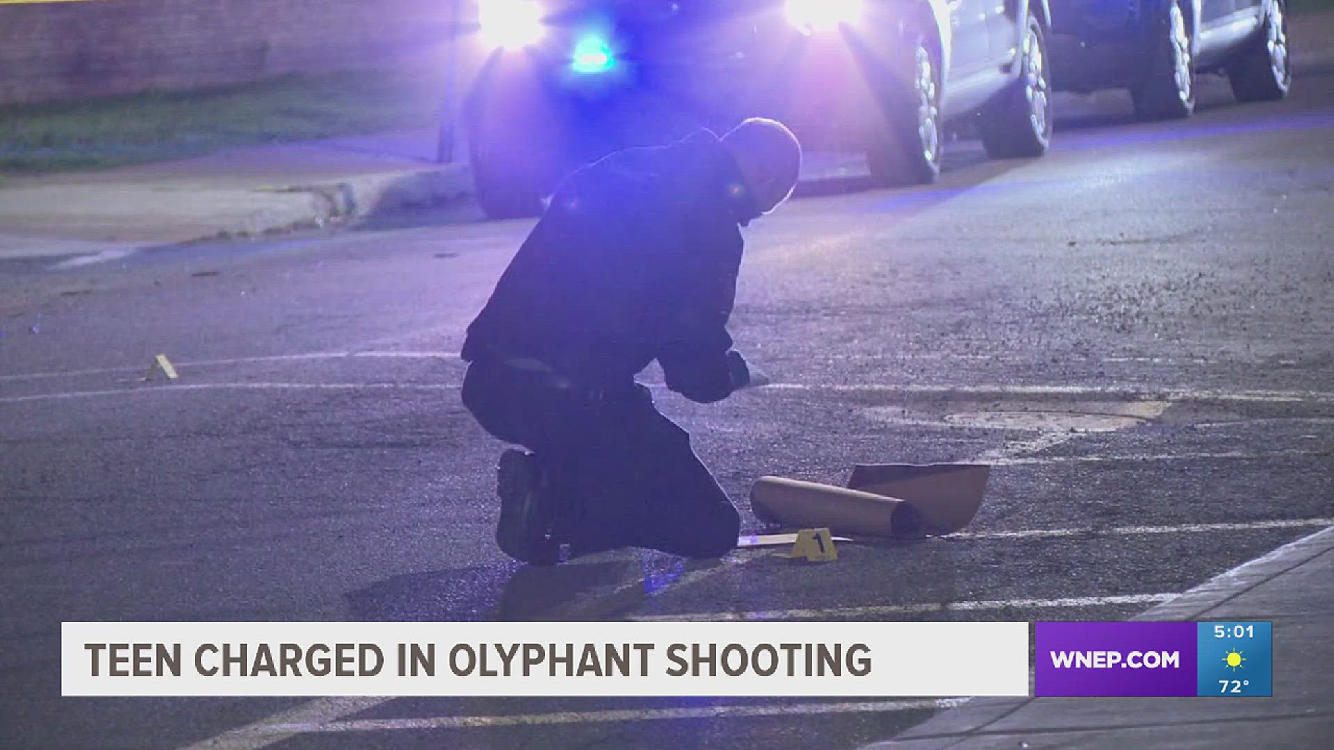 A 12-year-old was life-flighted, and three suspects were taken into custody after a shooting along Susquehanna Avenue in Olyphant on Sunday night.
