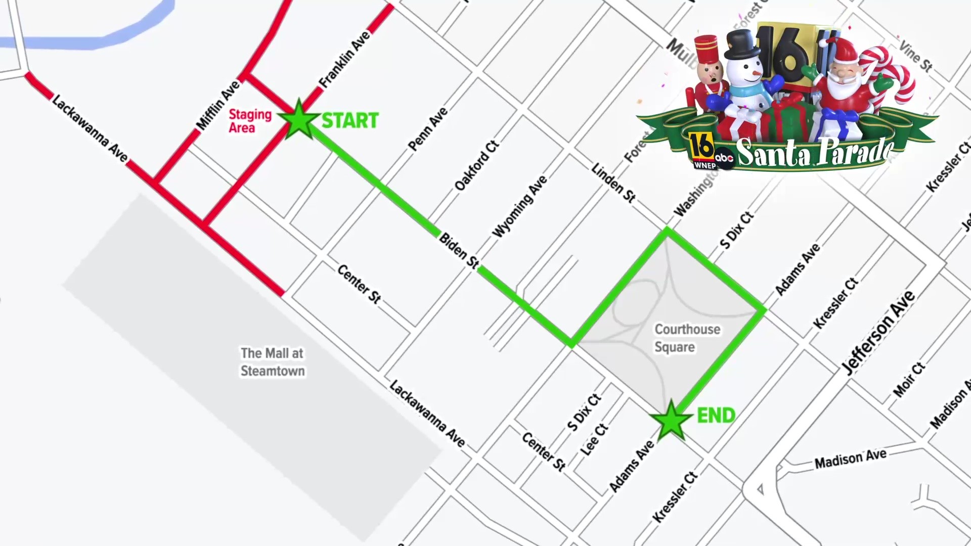 Scranton Santa Parade returns to downtown on Saturday