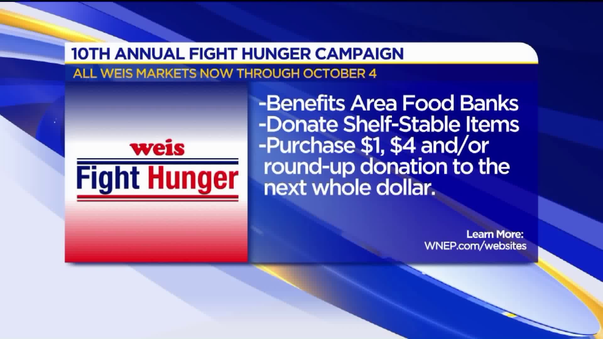 Fight Hunger Campaign Underway At Weis Markets