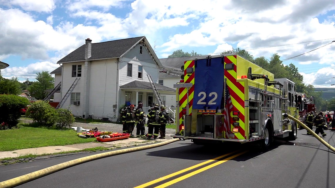 Flames damage home in Blakely | wnep.com