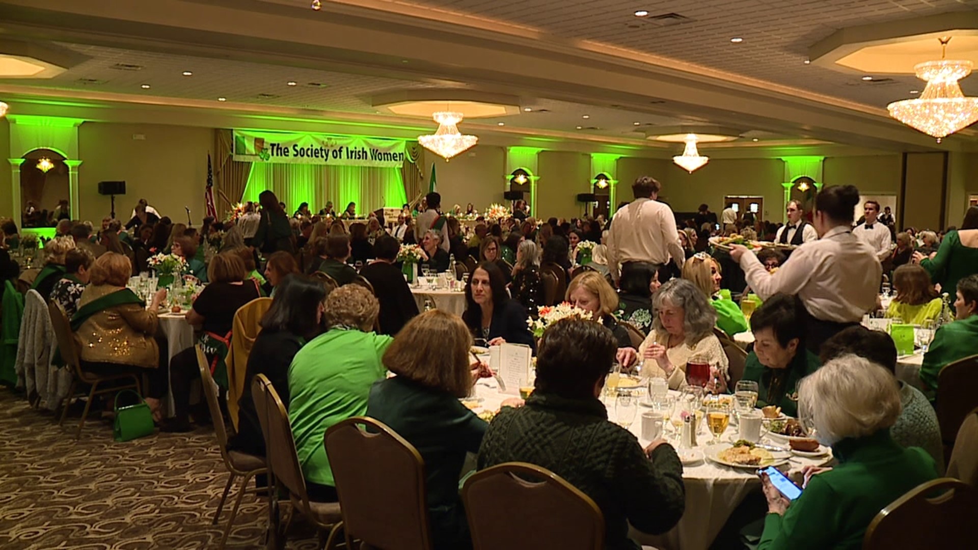 The Society of Irish Women gathered in Blakely Sunday night for its 22nd Annual St. Patrick's Day Dinner.