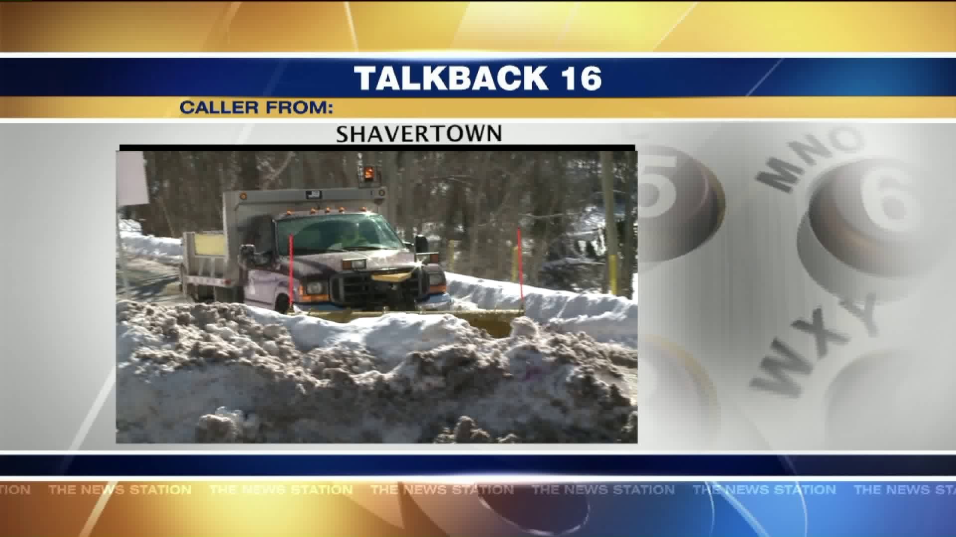 Talkback 16: Snow Aftermath