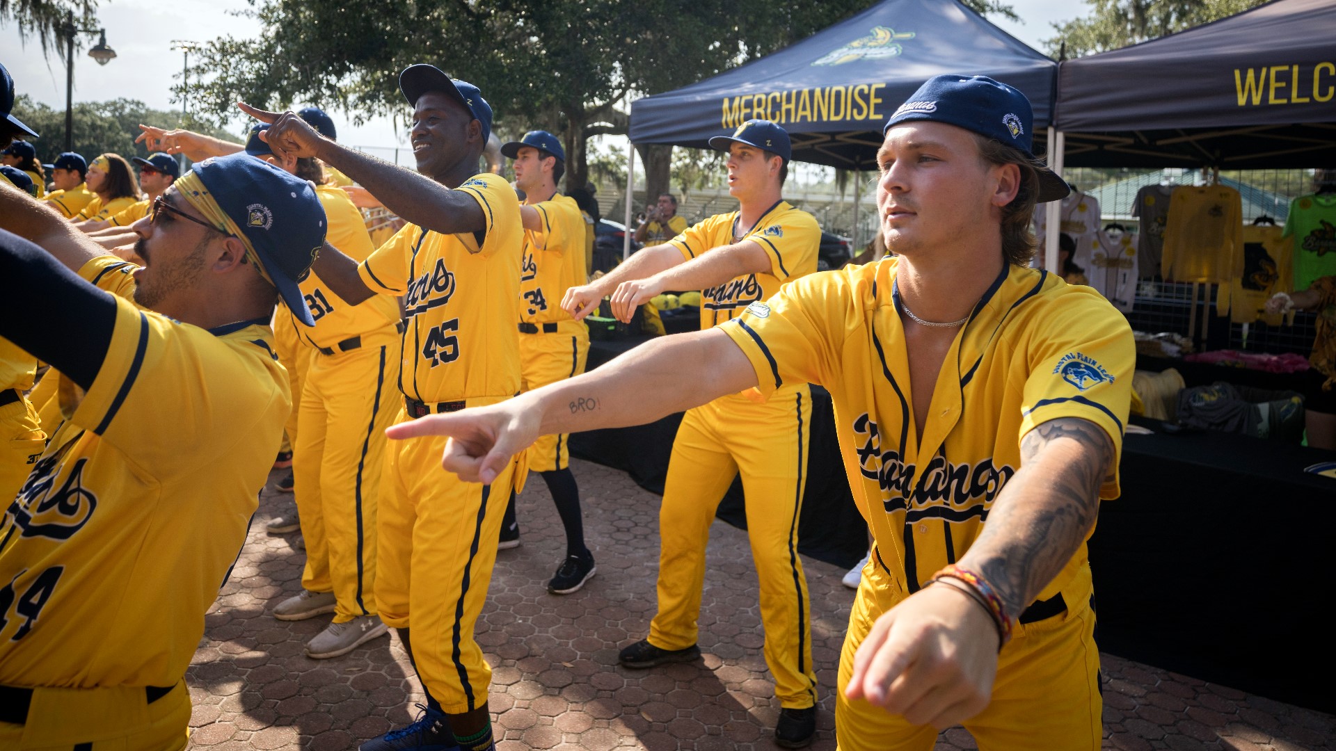 The baseball team known for their viral antics on the field are taking the show on the road with their 2023 Banana Ball World Tour.