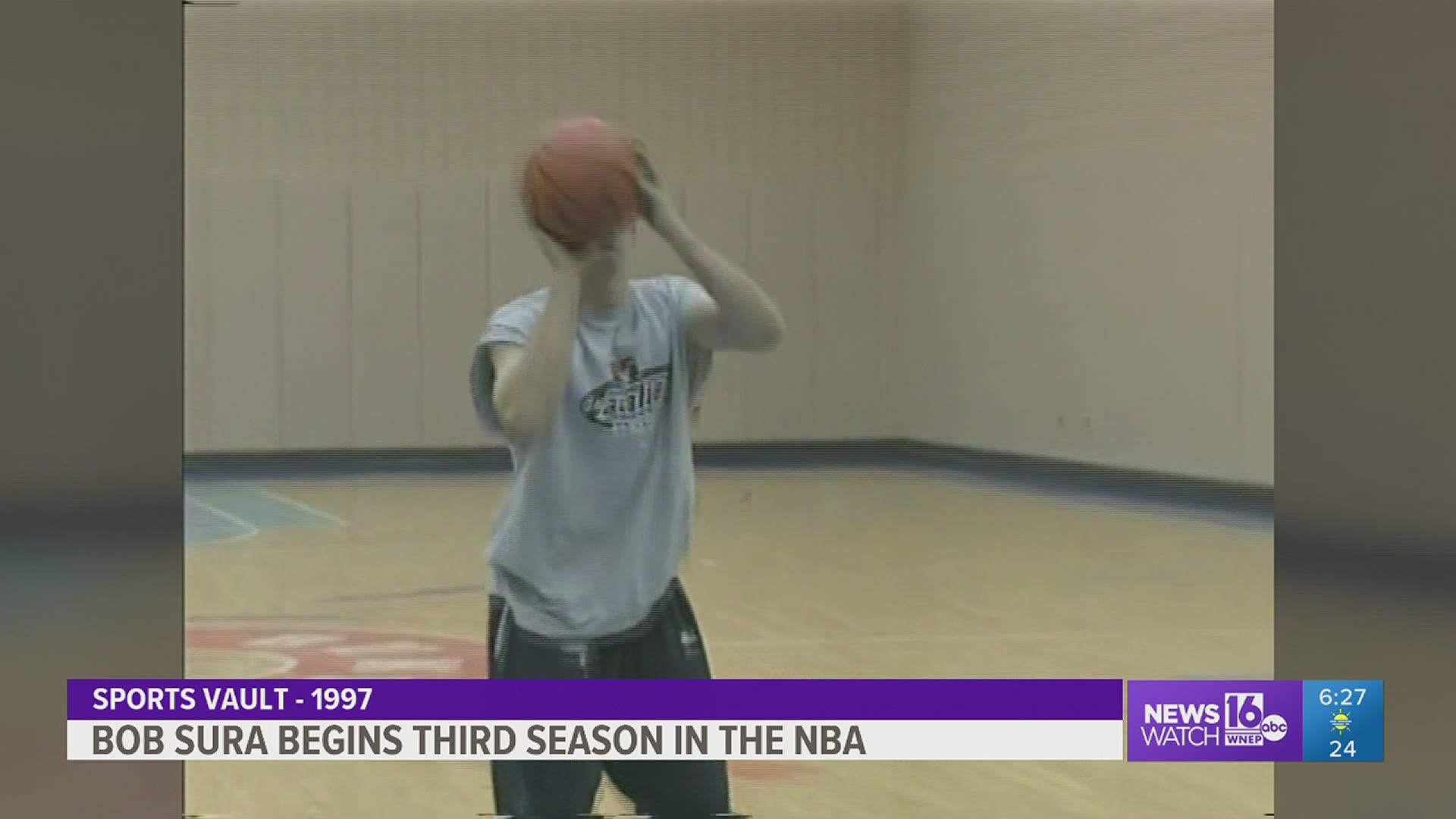 Sports Vault: 1997, Bob former GAR star, prepares for his 3rd season in the NBA with the Cleveland Cavaliers