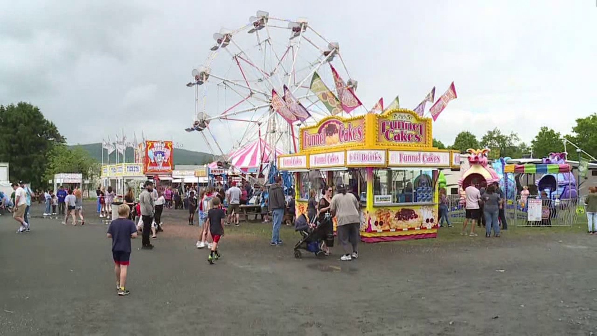 The 30th annual firemen's carnival at Jessup Hose Company #2 in Lackawanna County welcomed folks Saturday to the Memorial Day weekend festivities.