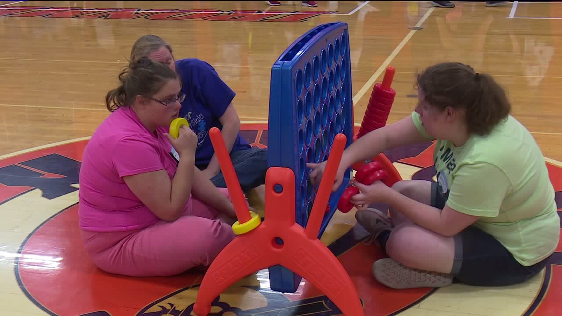 Students in Montour County Play Life-sized Games
