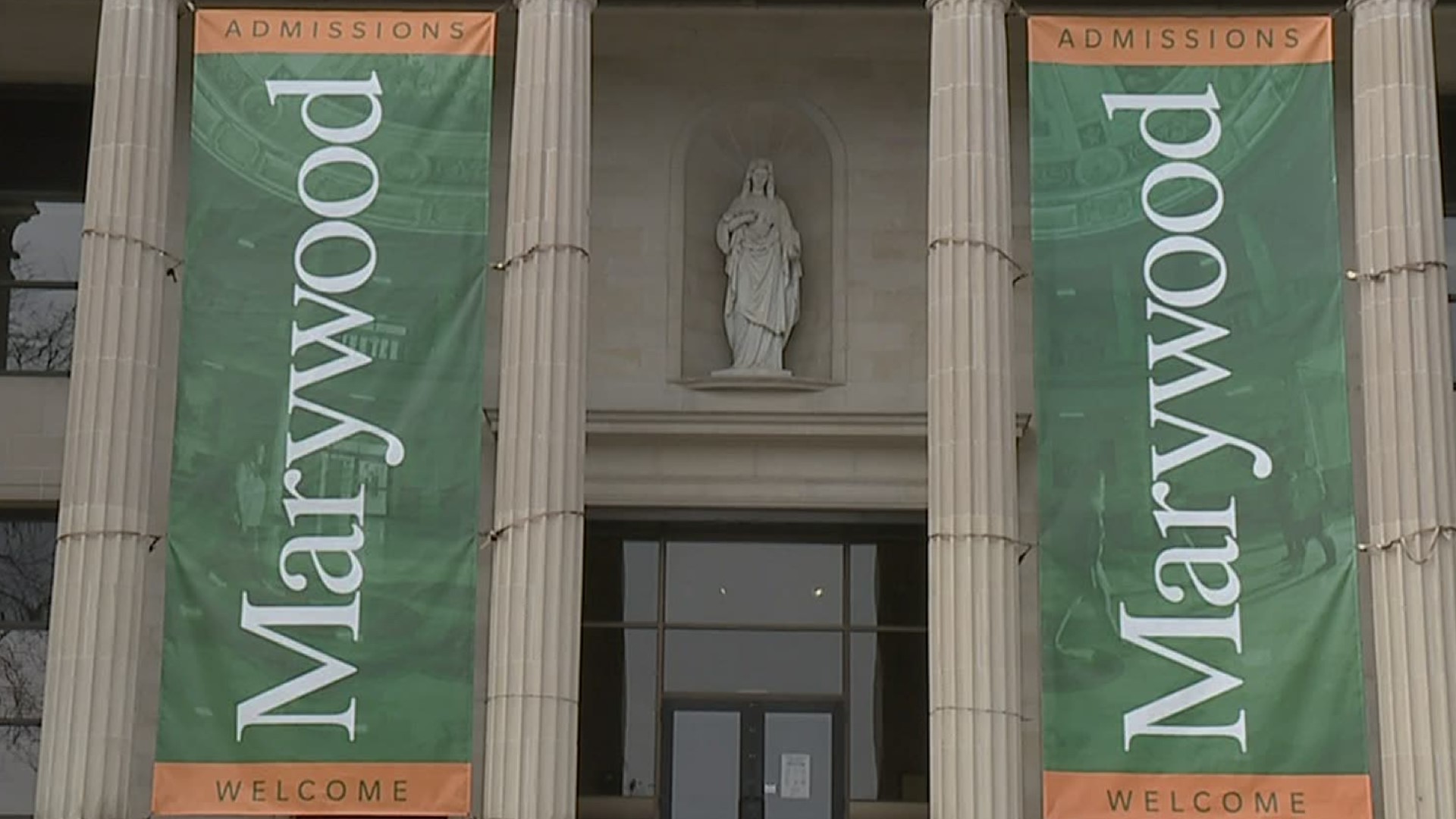 Students at Marywood University got the chance to collect items from their dorm rooms in Lackawanna County Sunday.