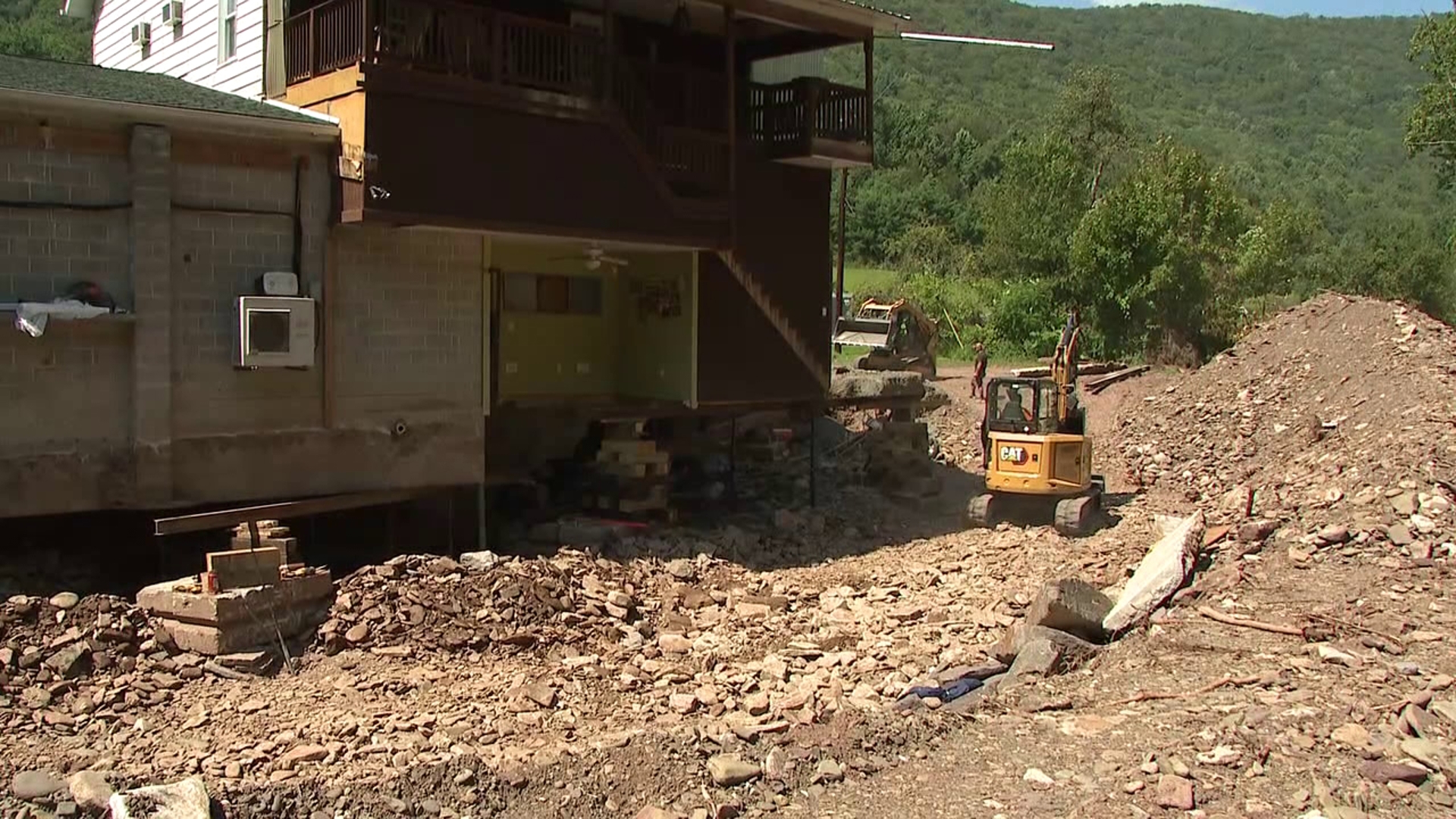 Newswatch 16's Mackenzie Aucker re-visited the area on Tuesday to get a better look at the cleanup efforts after the storm.