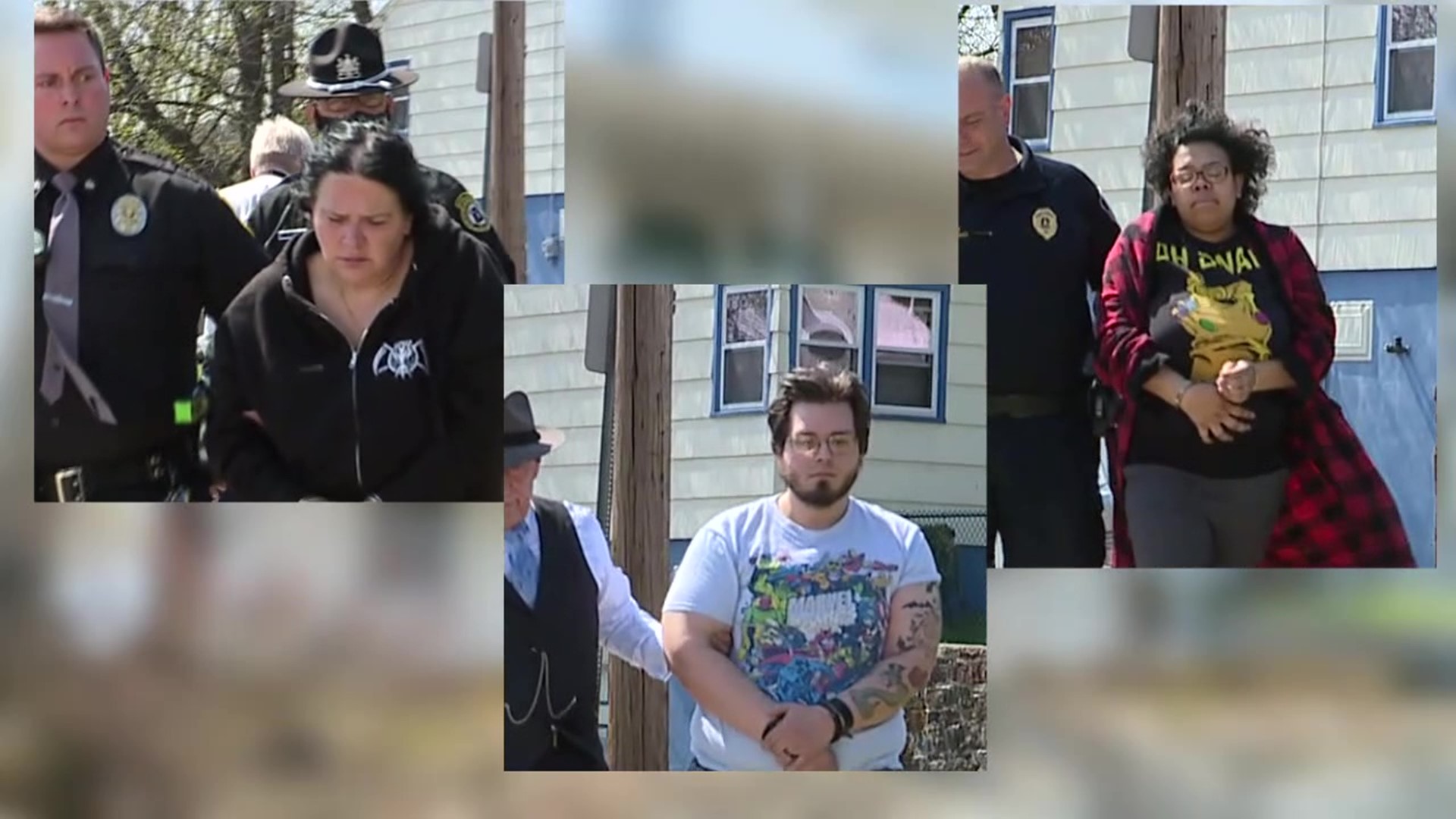 Two parents and a step-grandparent are under arrest in Schuylkill County. Cops believe they locked three children in an attic and deprived them of food and water.