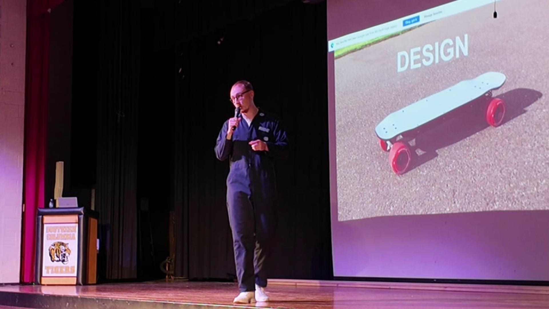 Earlier this month, Columbia County native Jared Ebersole appeared on an episode of Shark Tank pitching his small business, Lectec. 