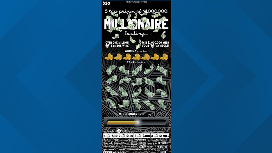 Pennsylvania Lottery scratch-off worth $1M sold in Luzerne County