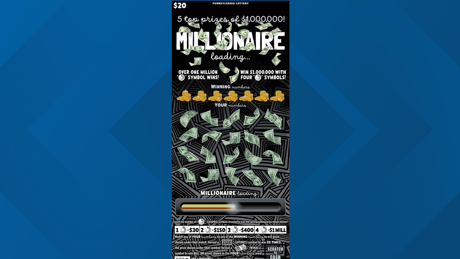 Pennsylvania Lottery scratch-off worth $1M sold in Luzerne County ...