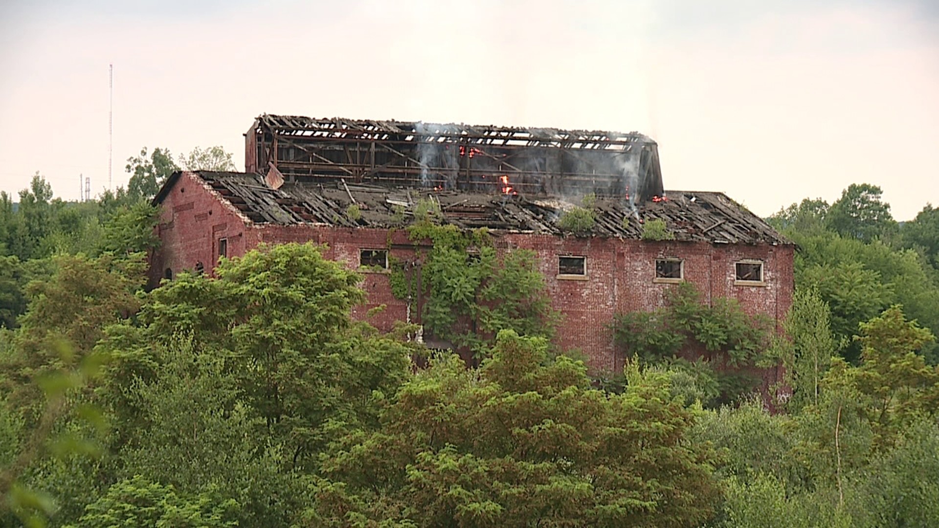 Fireworks are to blame for a fire at an abandoned breaker in Taylor on Thursday.