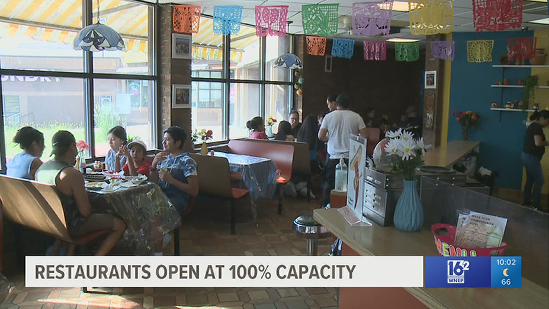 Mexican restaurant opens its doors for the first time as state lifts COVID-19 indoor capacity limits wnep
