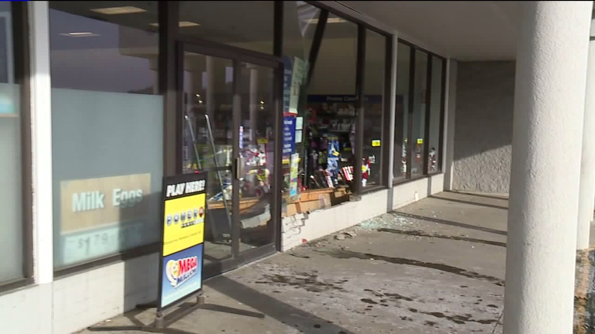 Driverless Car Slams into Wyoming County Store