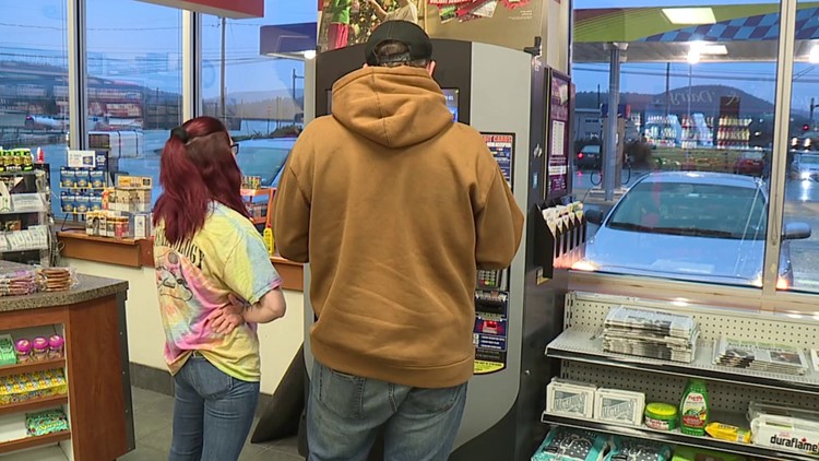 Shoppers grab lottery tickets in Wyoming County
