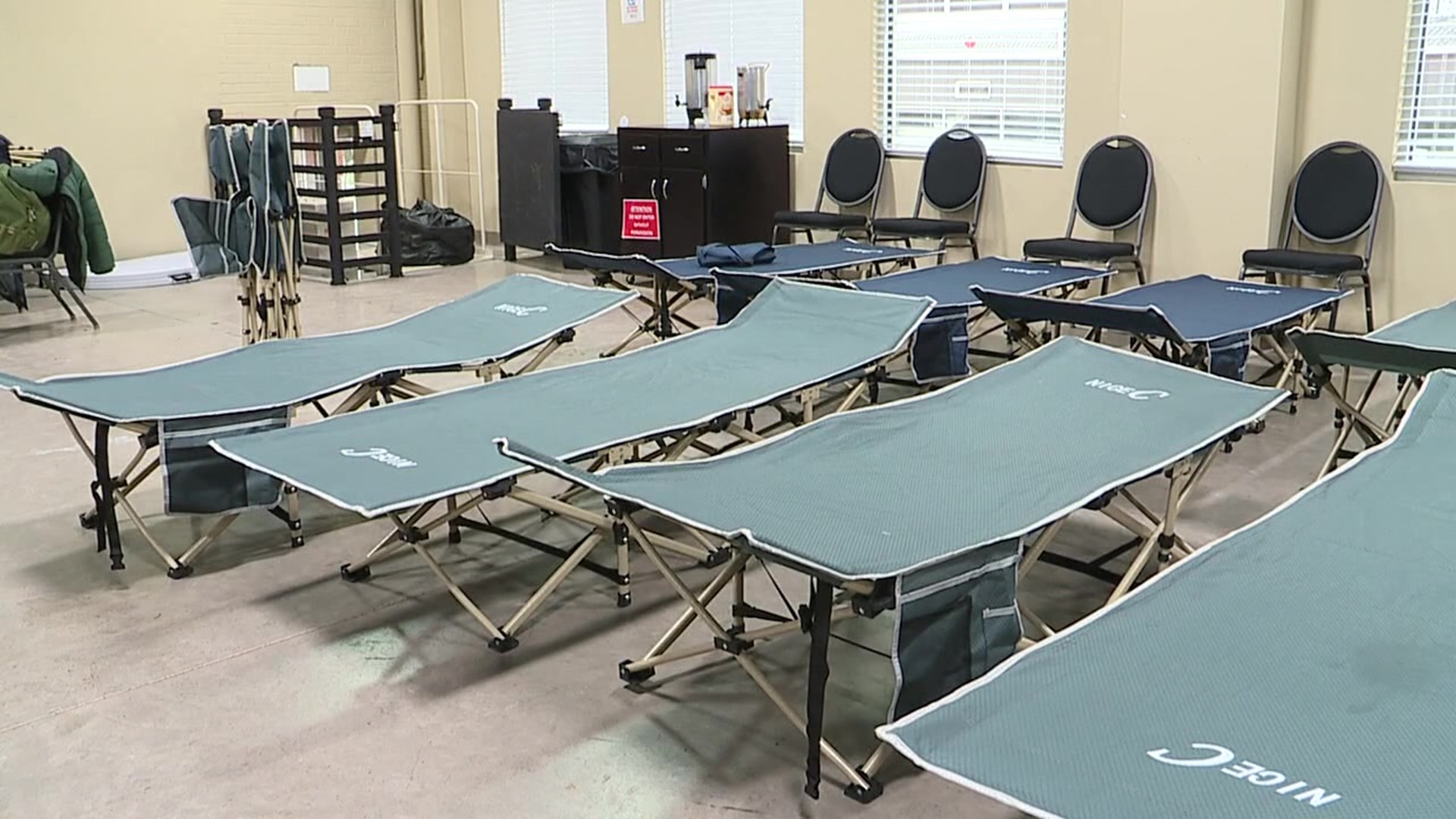 Newswatch 16's Emily Kress has more on how a new shelter in Wilkes-Barre is preparing to help those in need during a possible winter storm over the weekend.